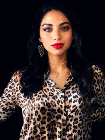 CHEMISE SATINÉE LEOPARD