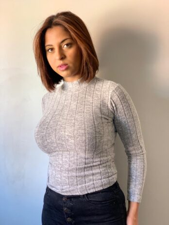 PULL À COL MONTANT EN LAINE